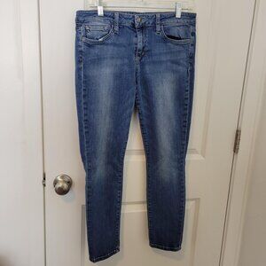 Joes Jeans Womens Size 31 Blue The Icon Mid Rise Skinny Ankle Cotton Stretch